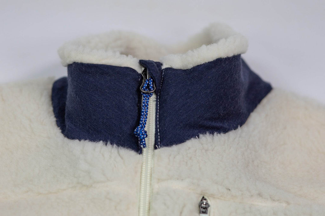 The Merino Wool Lodge Vest - Natural - Pinebury