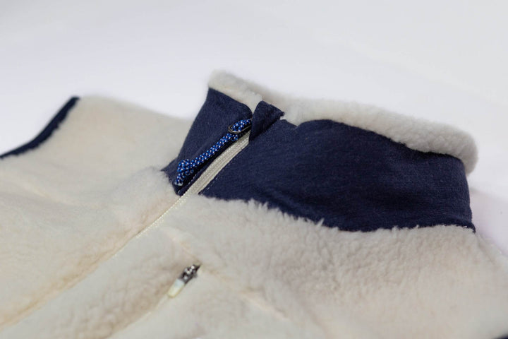 The Merino Wool Lodge Vest - Natural - Pinebury