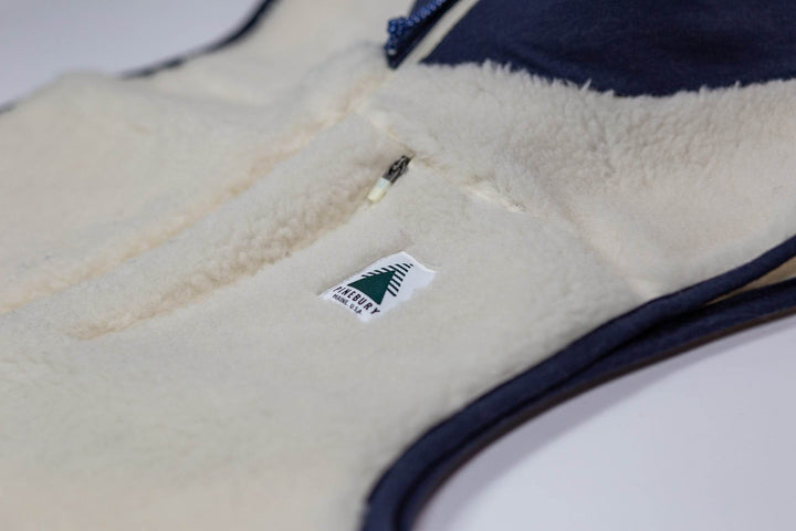 The Merino Wool Lodge Vest - Natural - Pinebury