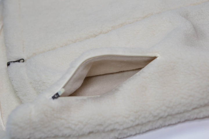 The Merino Wool Lodge Vest - Natural - Pinebury