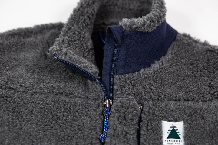 The Merino Wool Lodge Vest - Charcoal - Pinebury