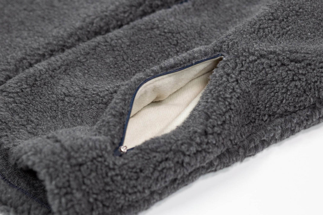 The Merino Wool Lodge Vest - Charcoal - Pinebury