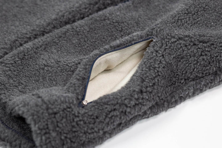 The Merino Wool Lodge Vest - Charcoal - Pinebury