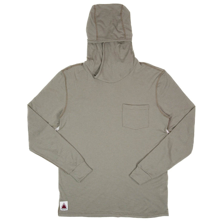 Summer Wool Hoodie Sun Shirt - Khaki - Pinebury