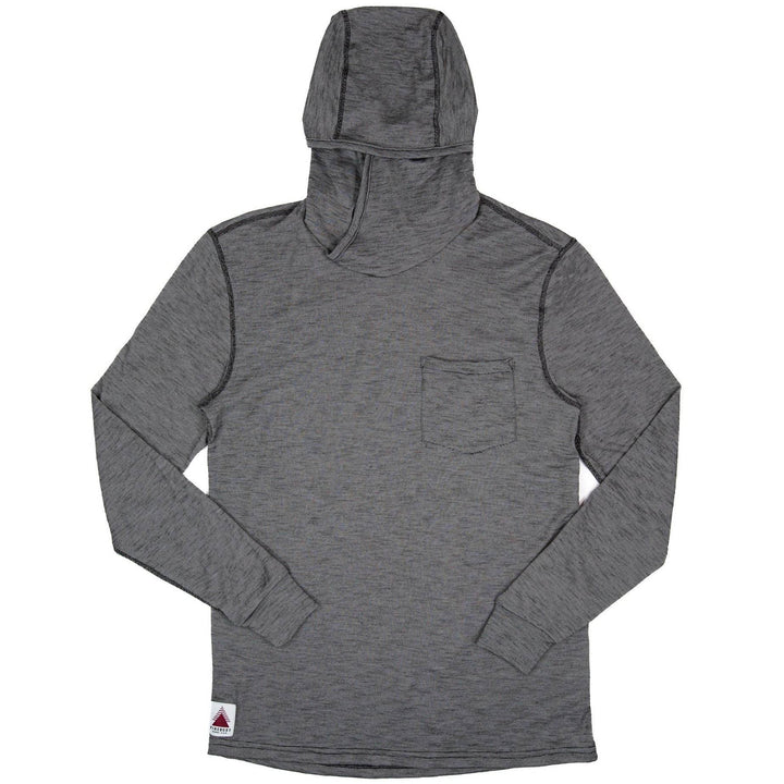 Summer Wool Hoodie Sun Shirt - Gray Stone - Pinebury