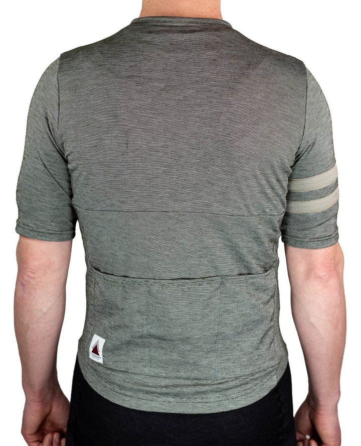Summer Wool Short Sleeve Cycling Jersey - Evergreen - Pinebury
