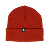 Pure Merino Wool Beanie - Rust
