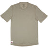 Summer Wool Short Sleeve Merino Wool Tee - Khaki