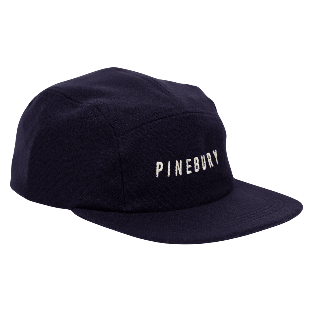Pinebury Wool Camp Hat - Navy - Pinebury