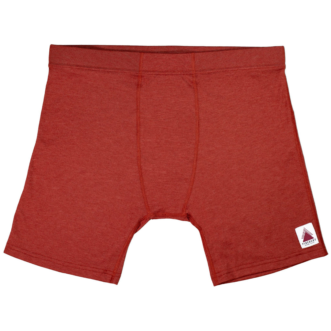 Merino Wool Boxer Brief - Redwood