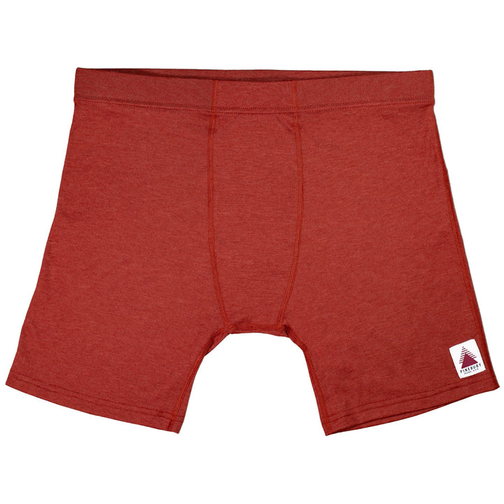 Merino Wool Boxer Brief - Redwood