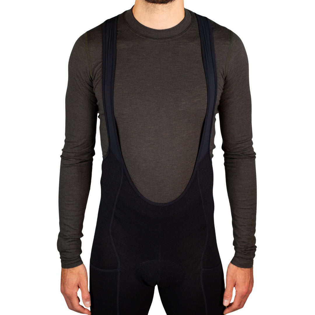 Every-Season Long Sleeve Merino Wool Base Layer - Peat