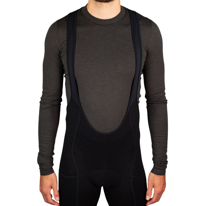 Every-Season Long Sleeve Merino Wool Base Layer - Peat
