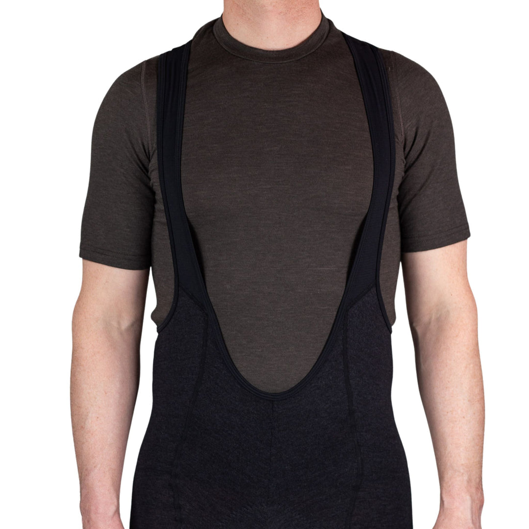 Every-Season Short Sleeve Merino Wool Base Layer - Peat