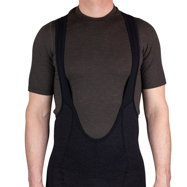 Every-Season Short Sleeve Merino Wool Base Layer - Peat