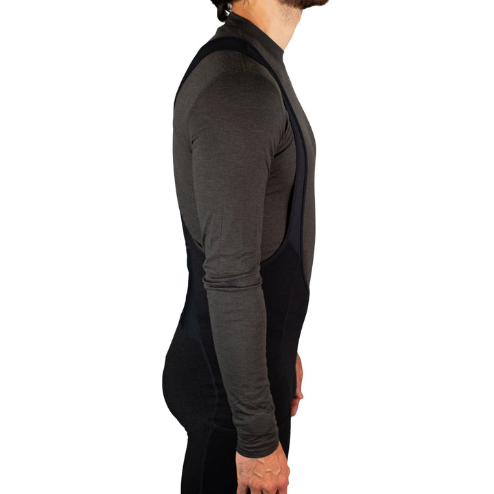 Every-Season Long Sleeve Merino Wool Base Layer - Peat
