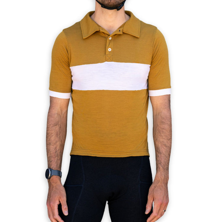 The Continental Merino Wool Cycling Jersey - Tamarack
