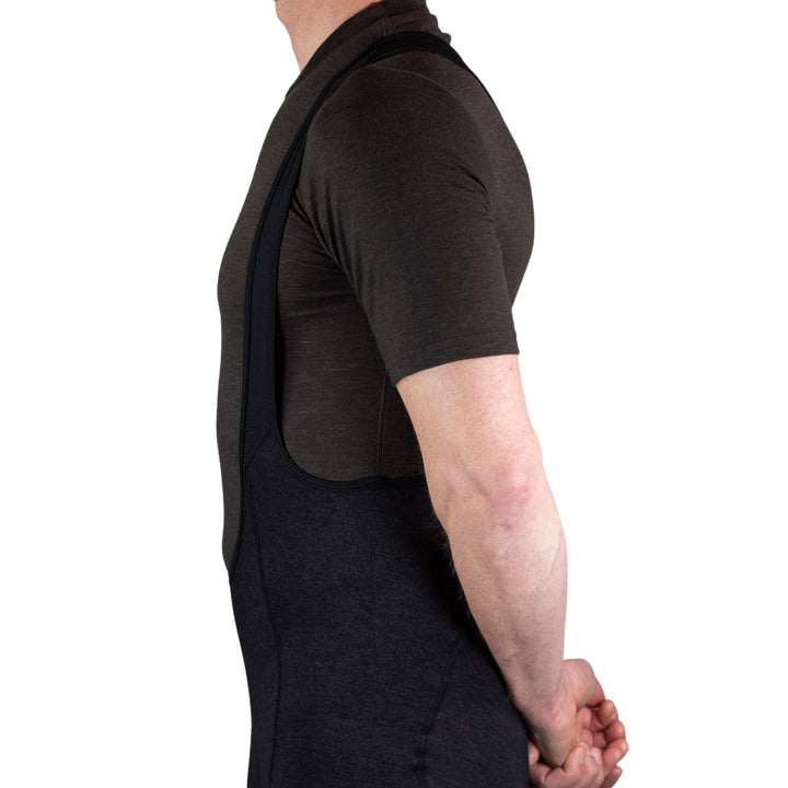 Every-Season Short Sleeve Merino Wool Base Layer - Peat