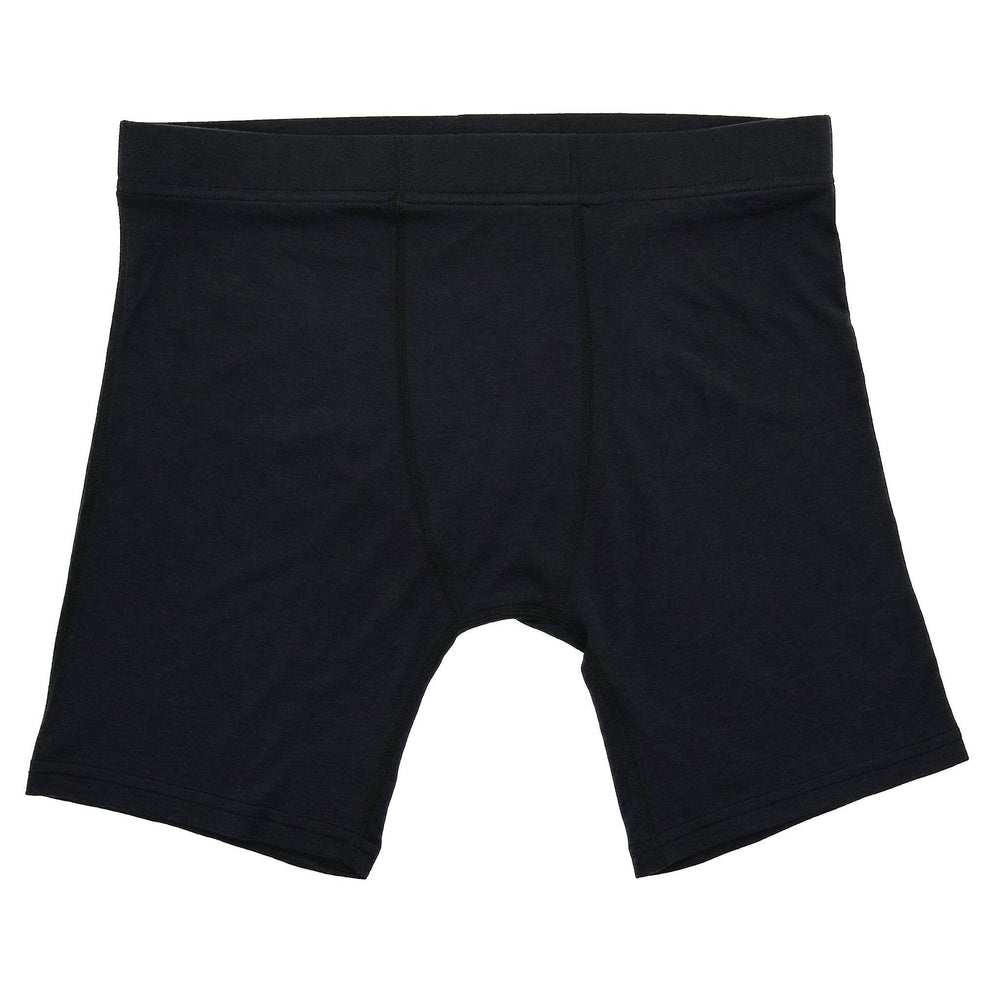 Merino Wool Boxer Brief - Black - Pinebury