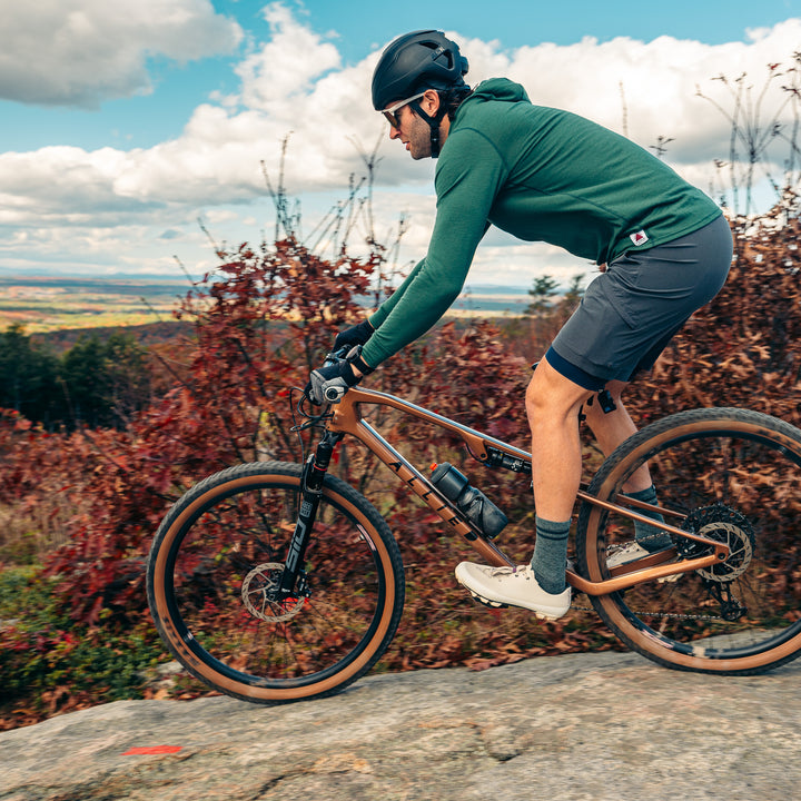 All Season Merino Wool Hoodie - Pine