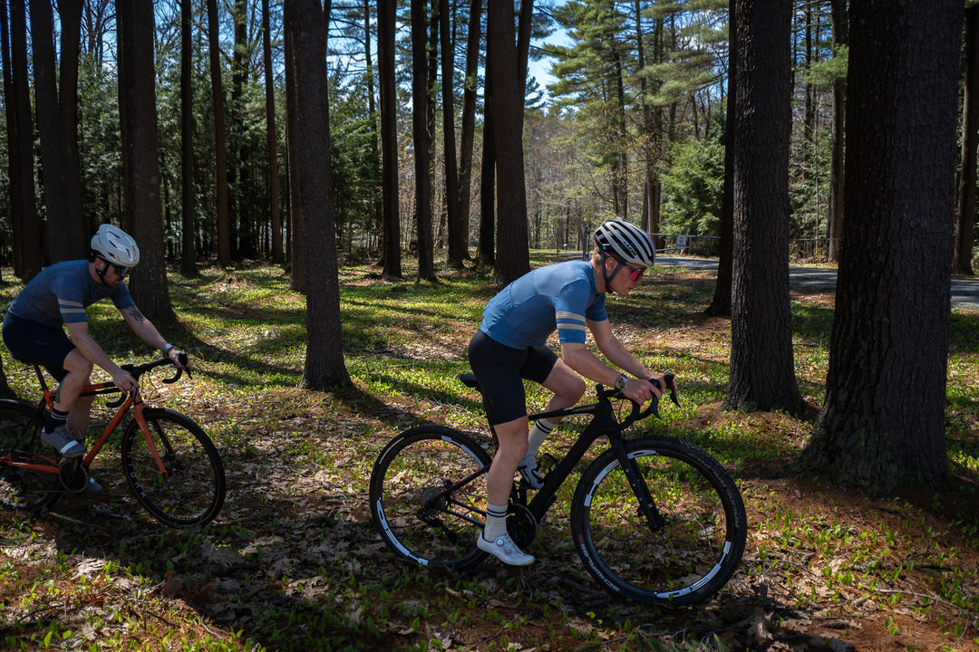 Summer Wool Short Sleeve Cycling Jersey - Faded Blue