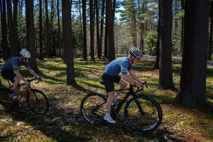 Summer Wool SS Cycling Jersey - Faded Blue