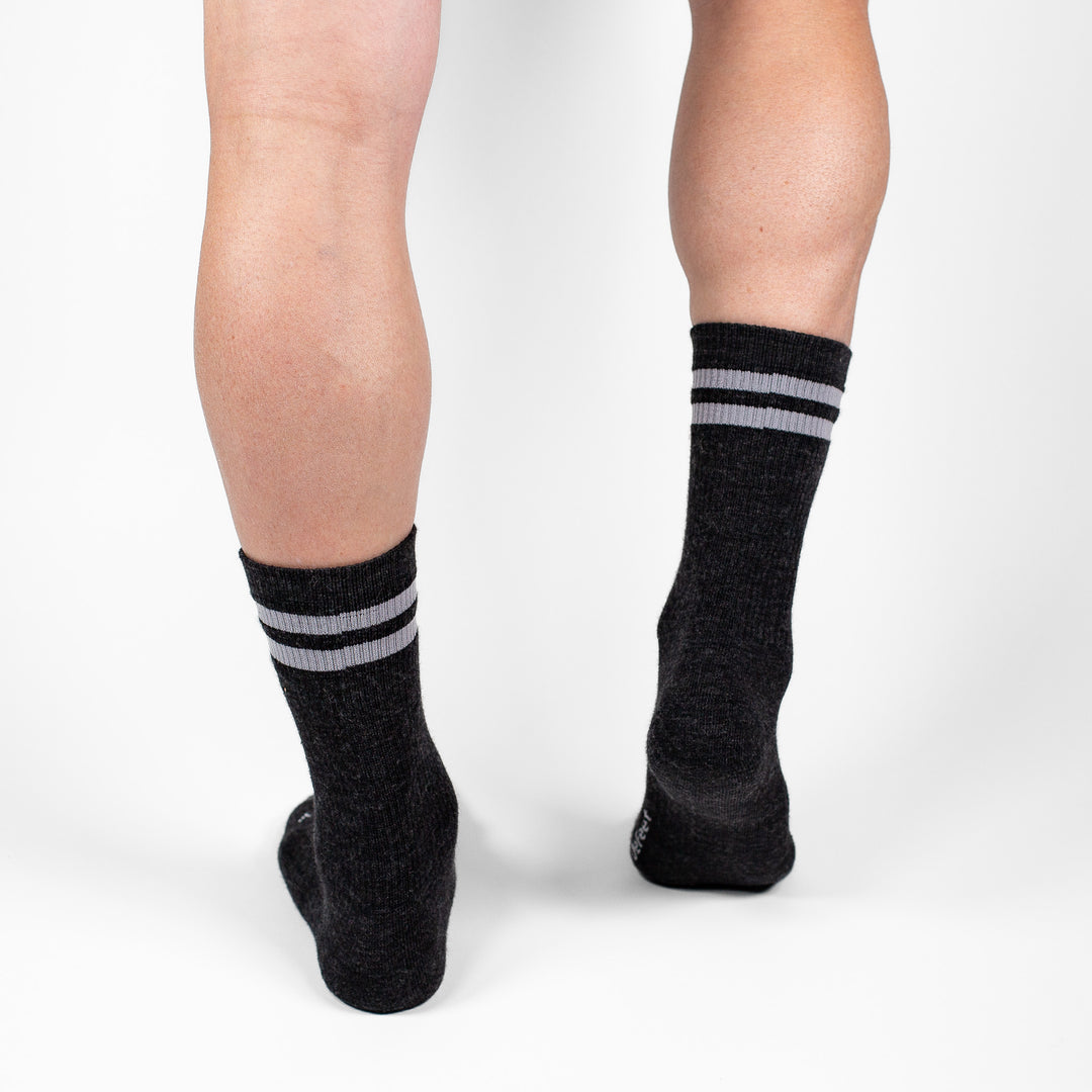 Mountain Merino Wool Sock  - Charcoal