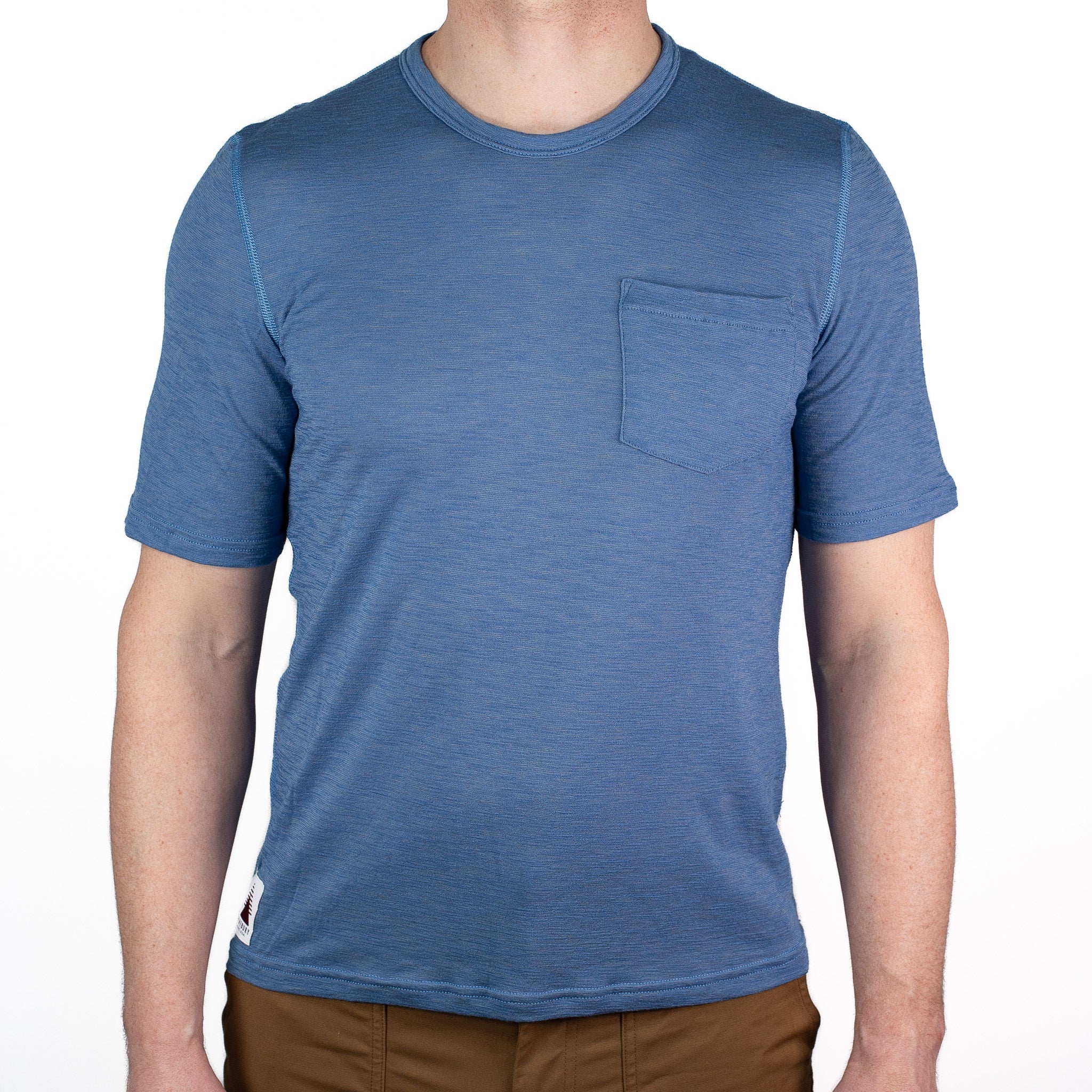 Wool T-Shirt L/S Alfie - melange grey – Wheat.eu