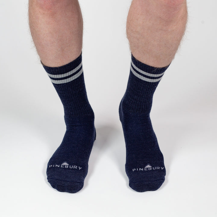 Merino Wool Trail Sock - Navy