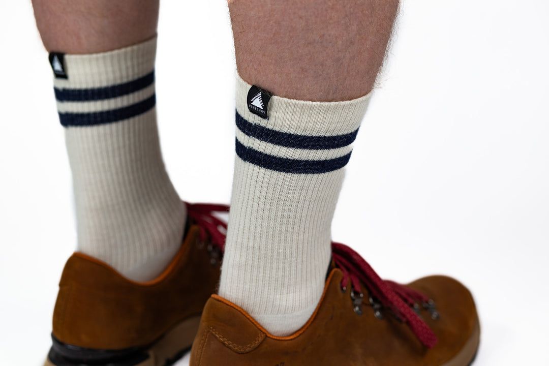 Merino Wool Trail Sock - Natural