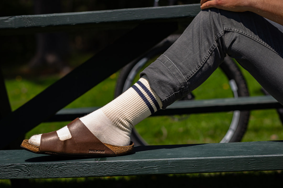 Merino Wool Trail Sock - Natural