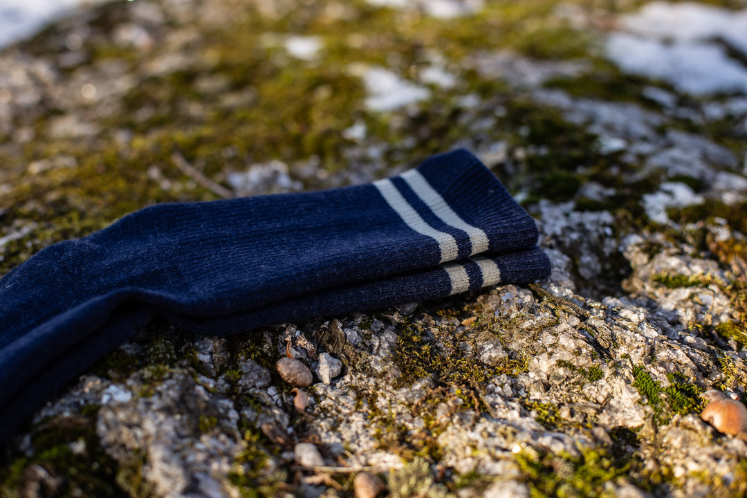 Mountain Merino Wool Sock - Navy