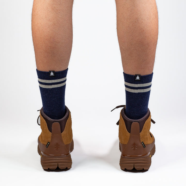 Mountain Merino Wool Sock - Navy