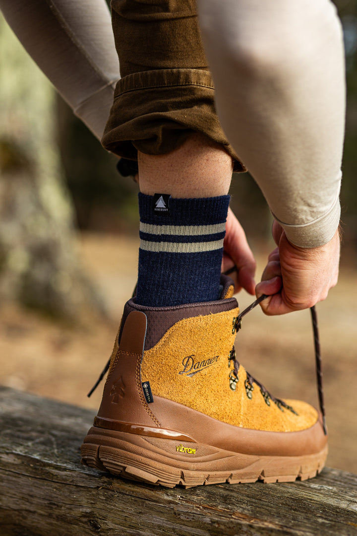 Mountain Merino Wool Sock - Navy