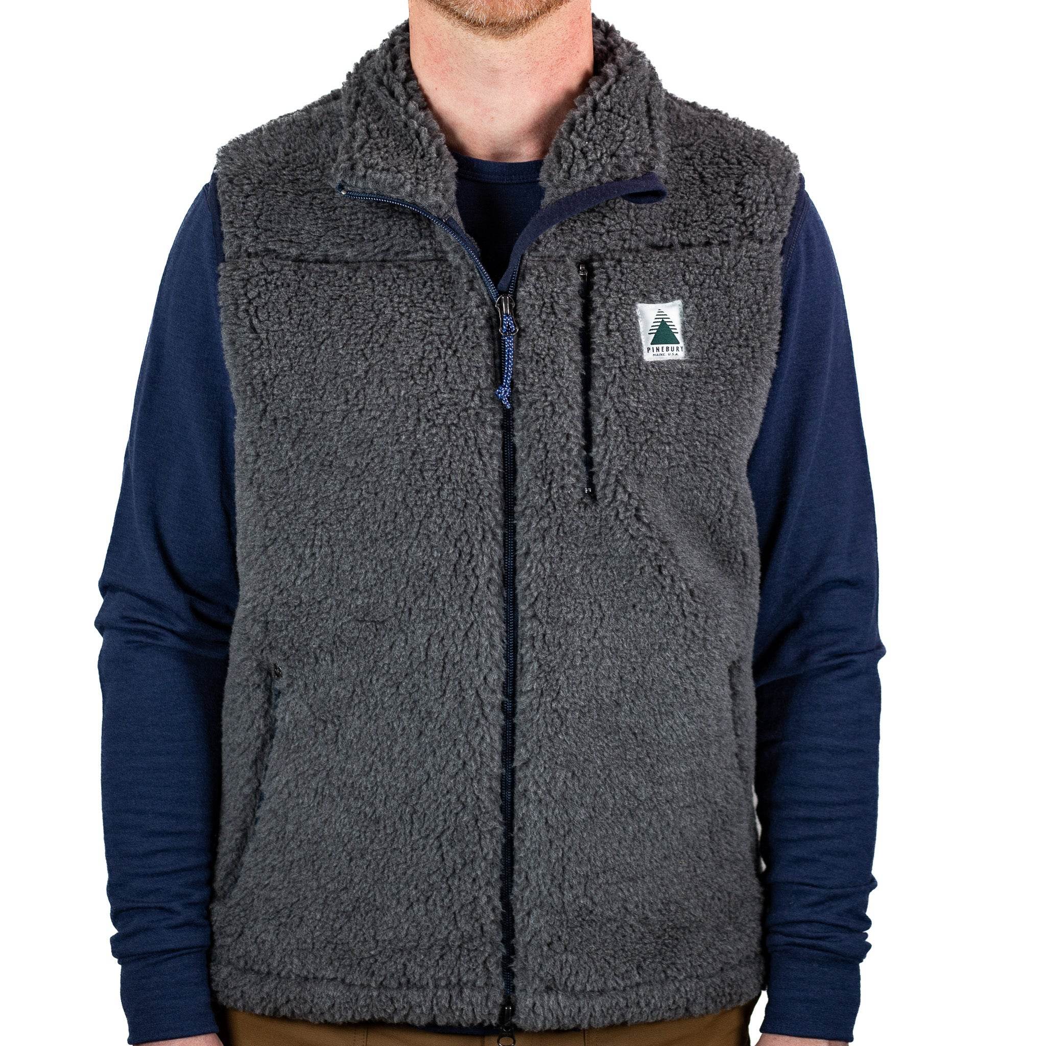 The Merino Wool Lodge Vest - Charcoal – Pinebury