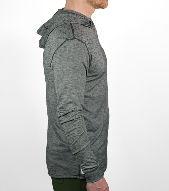 Summer Wool Hoodie Sun Shirt - Evergreen