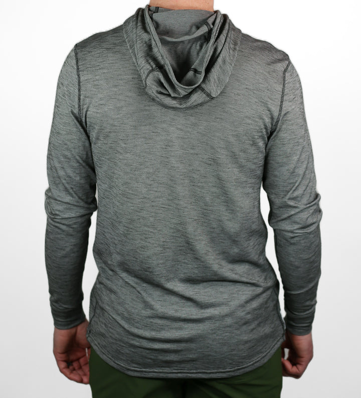 Summer Wool Hoodie Sun Shirt - Evergreen