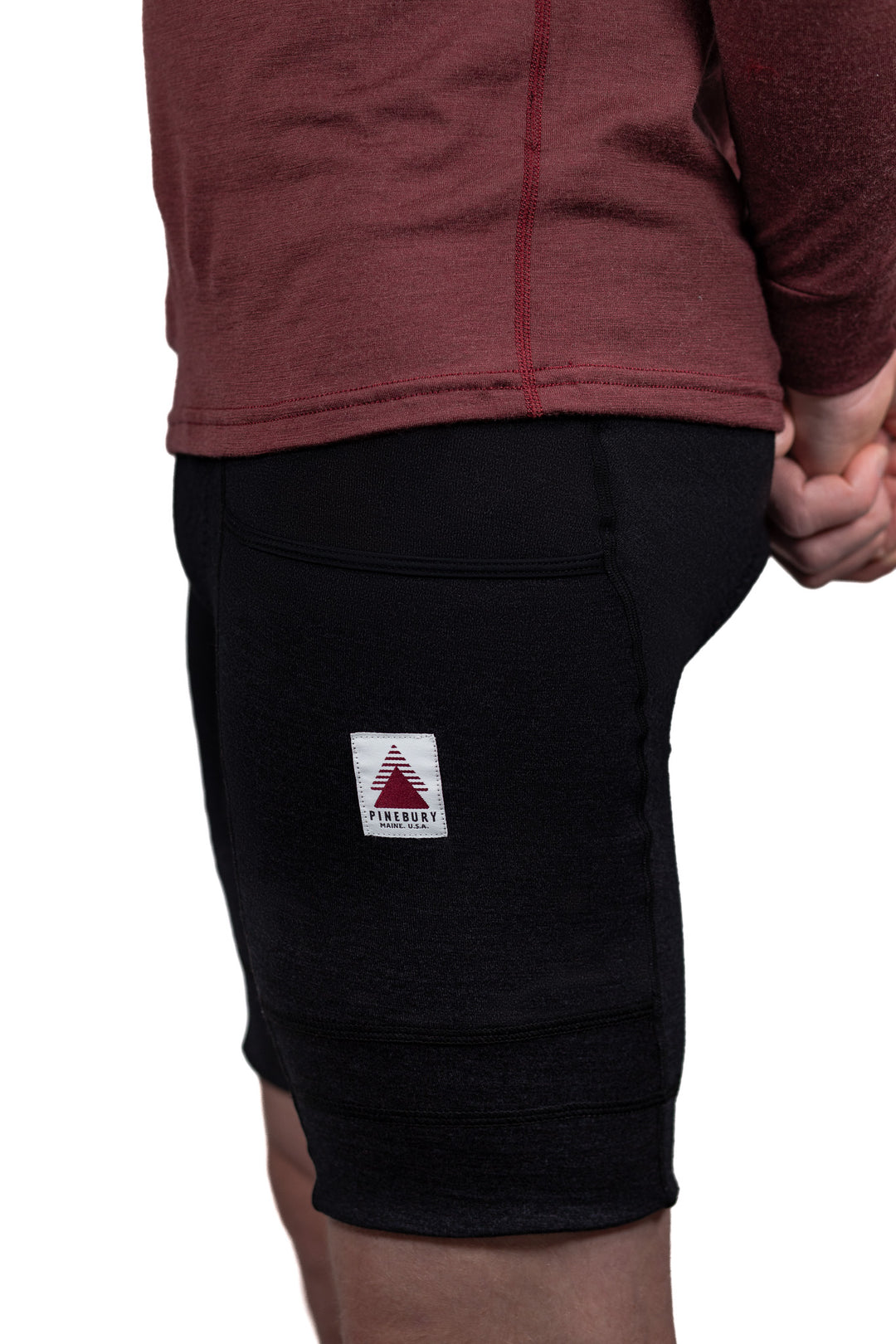 The Merino Wool Cargo Bib Shorts - Black (Pre-Order)
