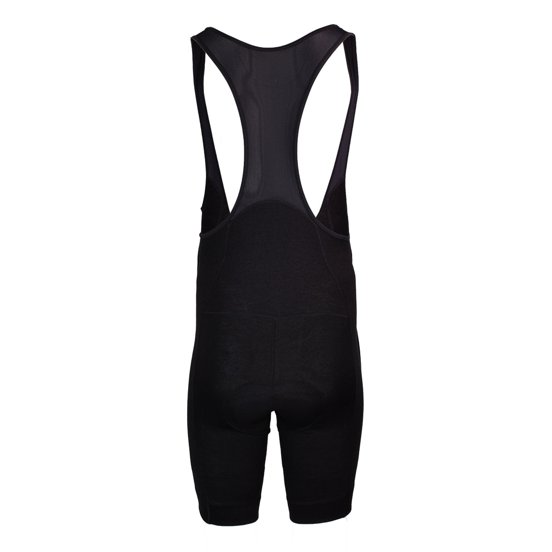 The Merino Wool Bib Shorts - Black