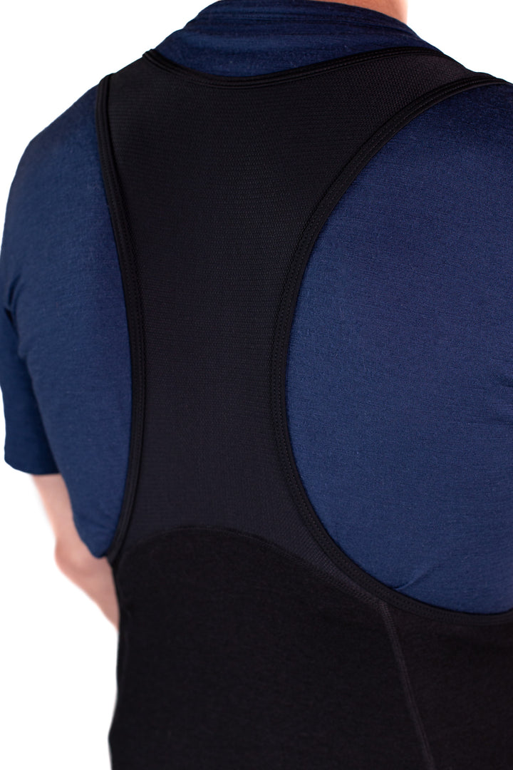 The Merino Wool Bib Shorts - Black