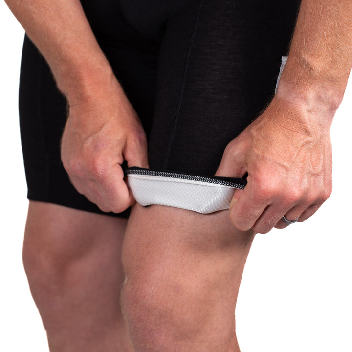 The Merino Wool Bib Shorts - Black