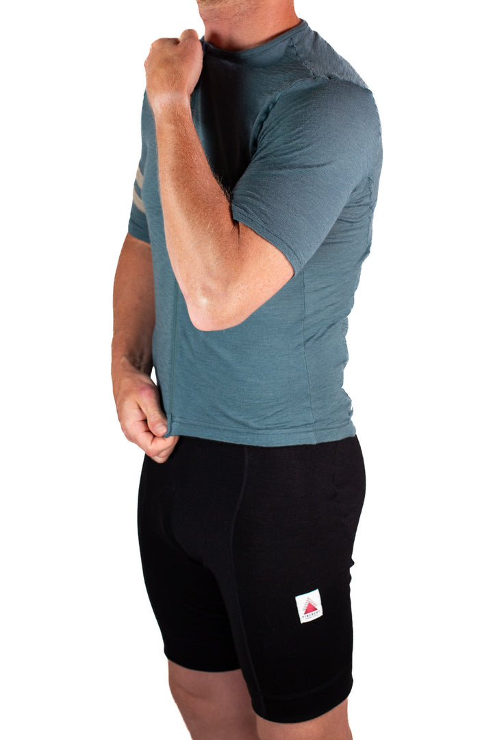 The Merino Wool Bib Shorts - Black