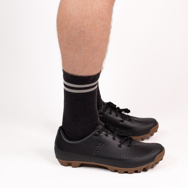 Summer Merino Wool 6" Sock - Charcoal