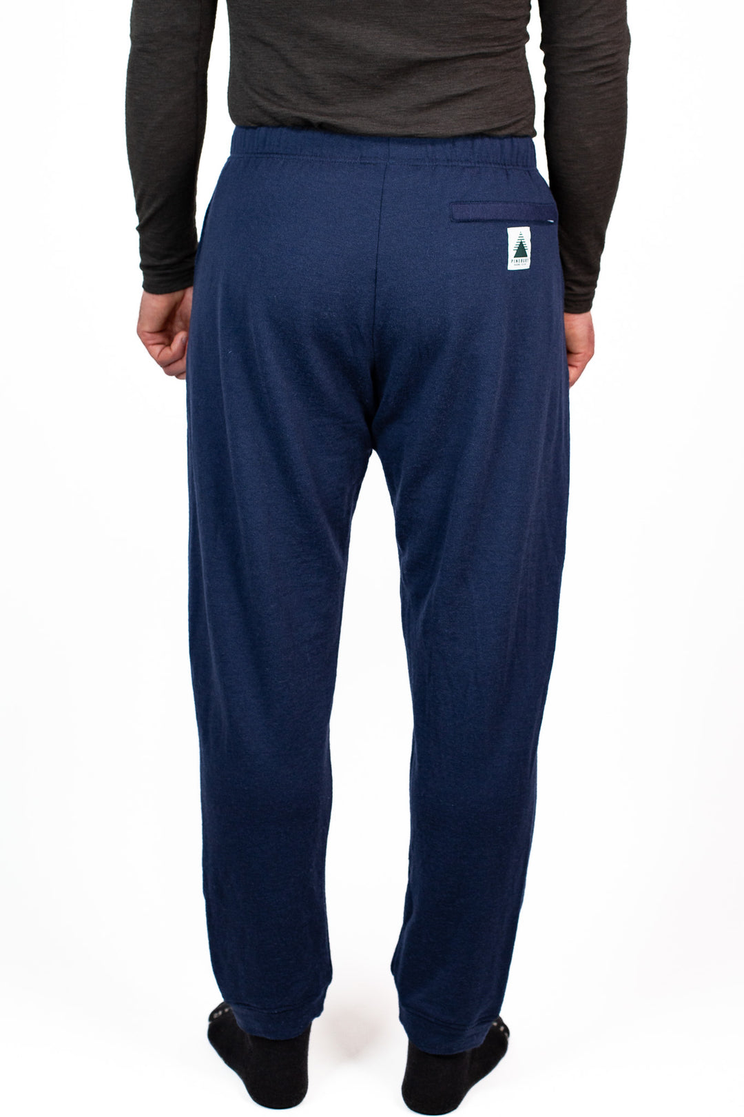 Winter Wool Merino Wool Jogger Sweatpants - Navy
