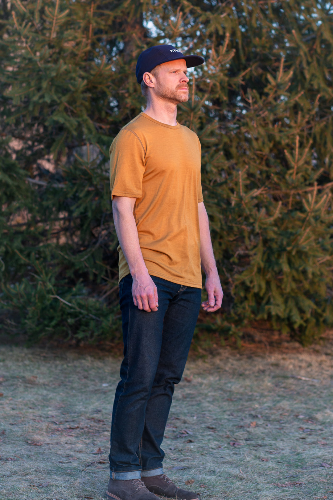 Pure Merino Wool Short Sleeve Tee - Tamarack