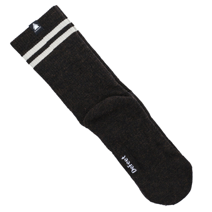 Mountain Merino Wool Sock - Dark Brown