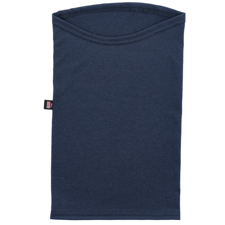 Every-Season Merino Wool Neck Warmer - Navy