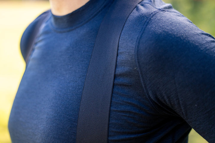 Every-Season Short Sleeve Merino Wool Base Layer - Black