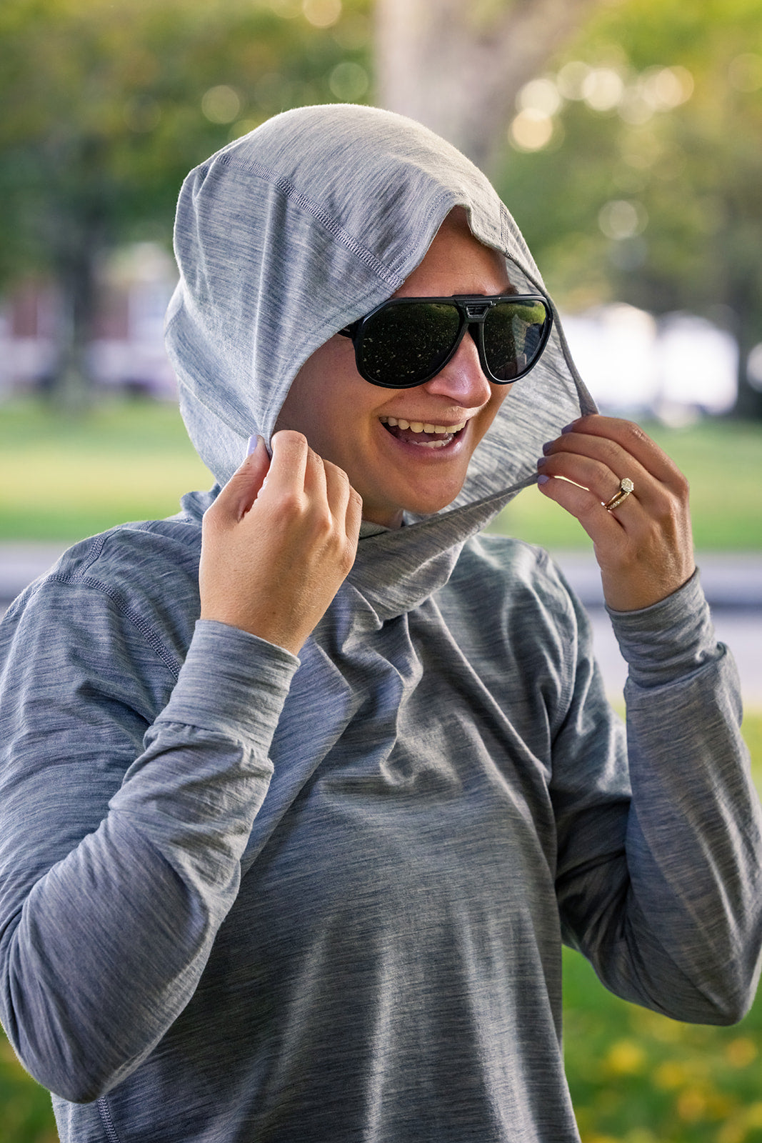 Pure Merino Hoodie - Gray