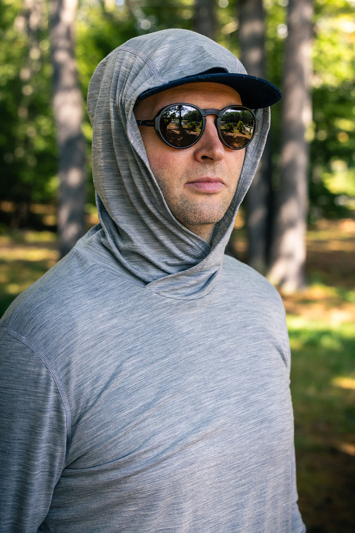 Pure Merino Hoodie - Gray